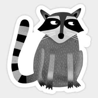 Raccoon Sticker